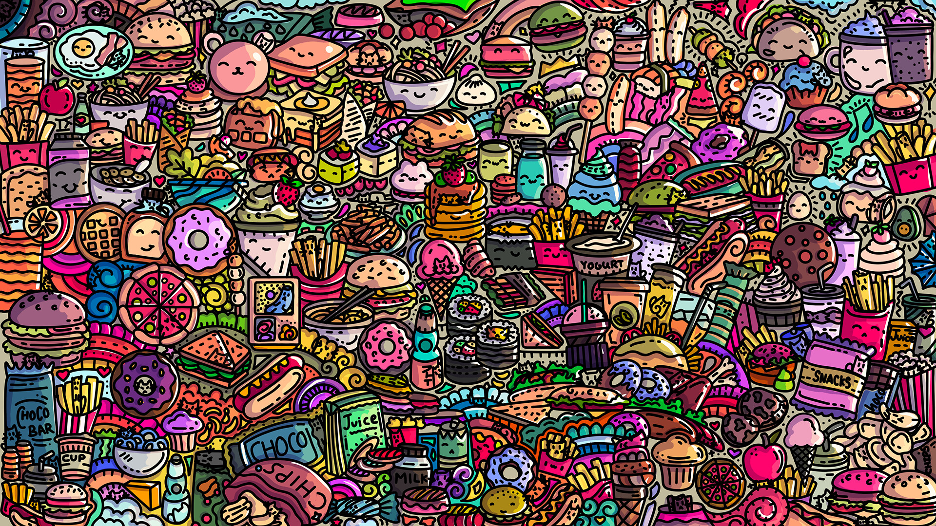 100 Snack Cats