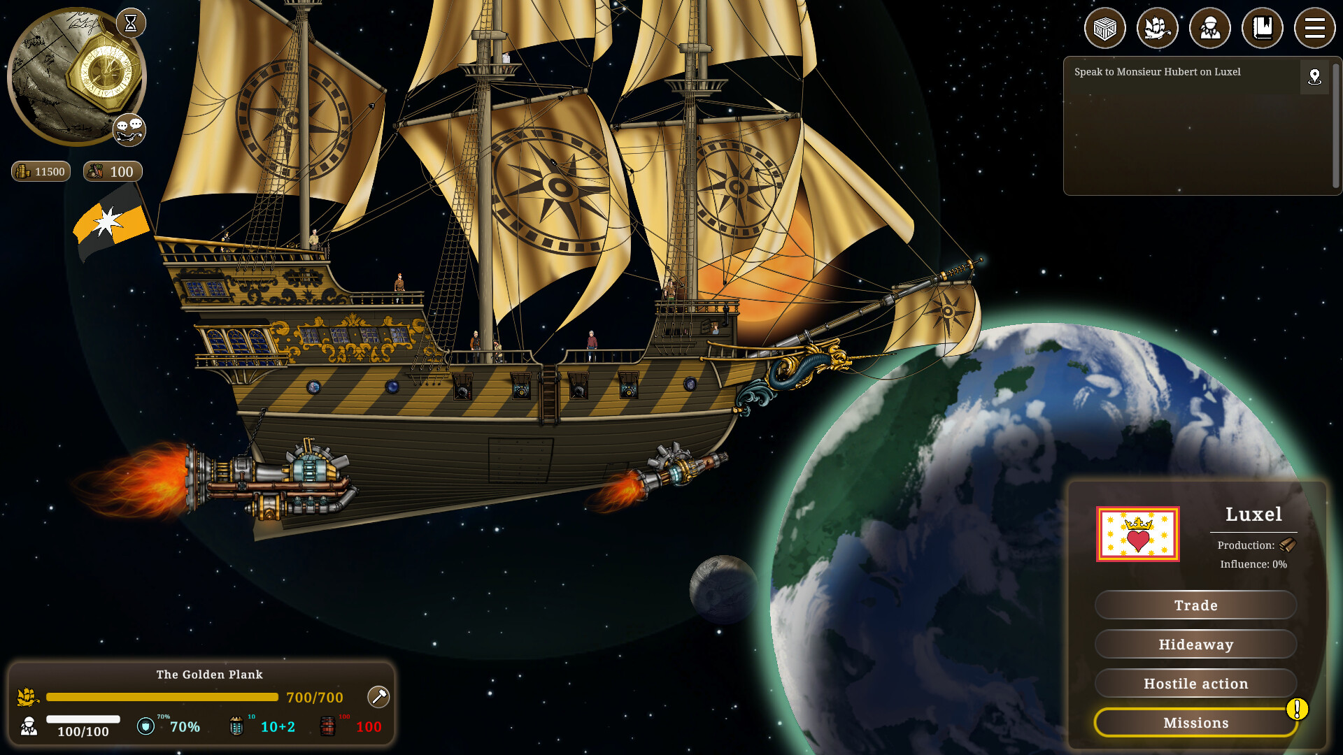 Heliostar: Space Galleon