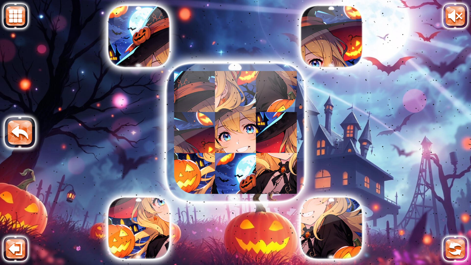 Lovely Anime Puzzle: Halloween