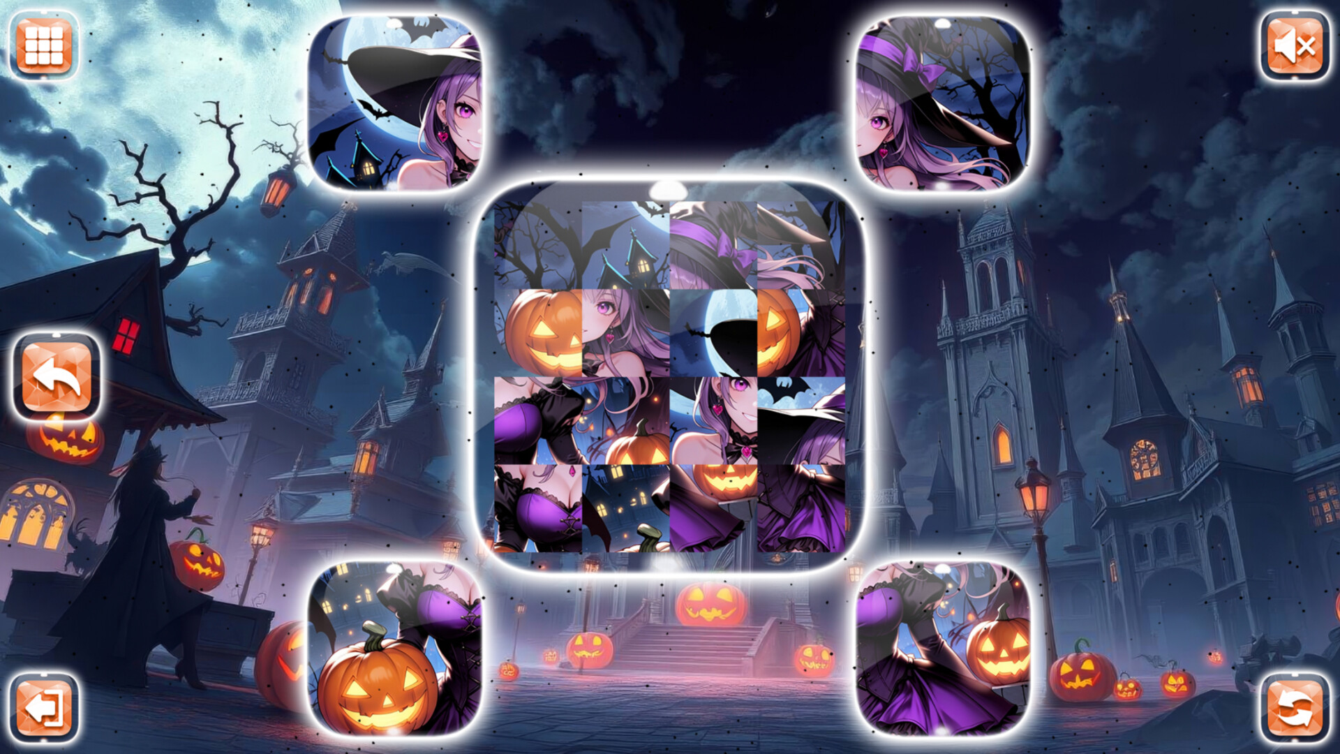 Lovely Anime Puzzle: Halloween