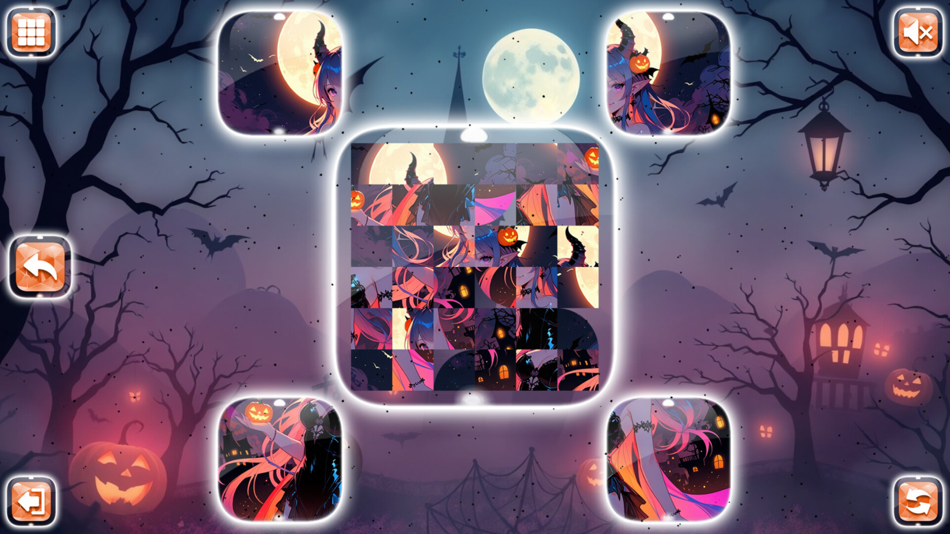 Lovely Anime Puzzle: Halloween