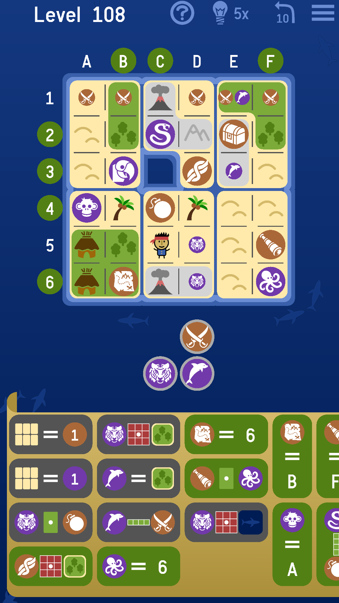 Einstein Riddle Island Puzzle