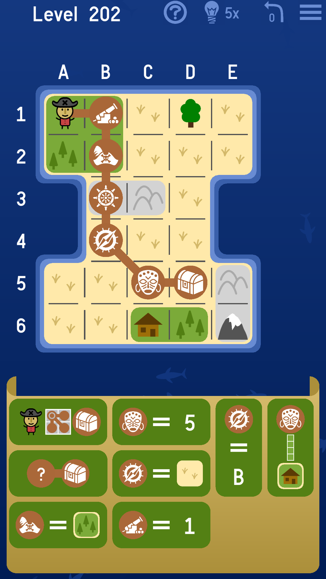 Einstein Riddle Island Puzzle