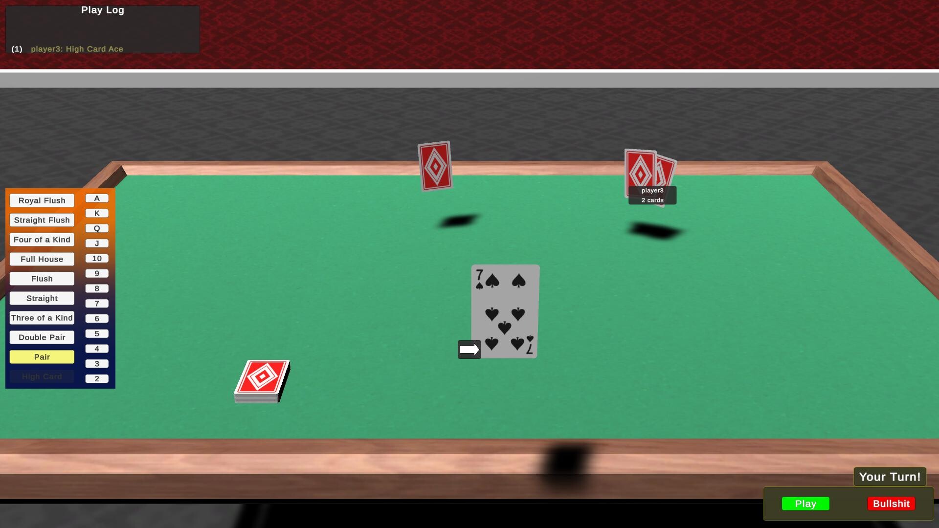 Poker Hands Bullshit