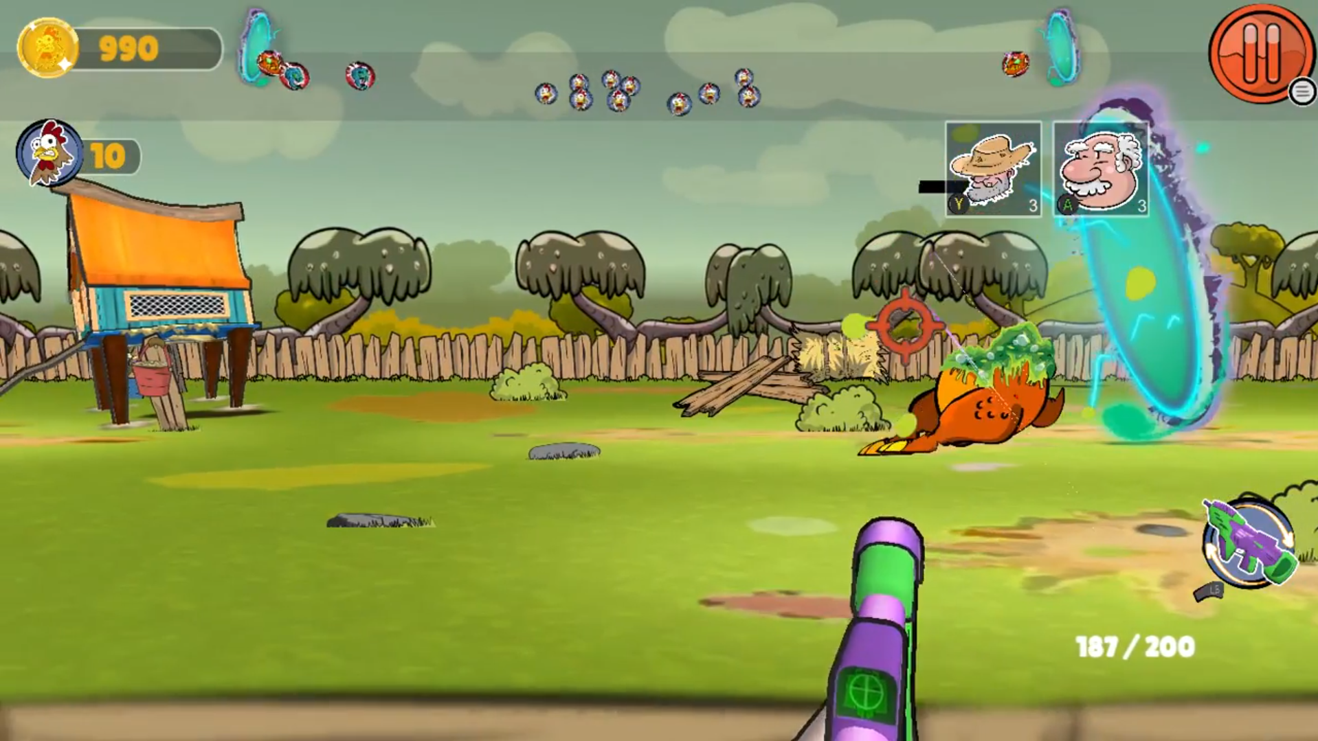 Chicken Coop Invaders