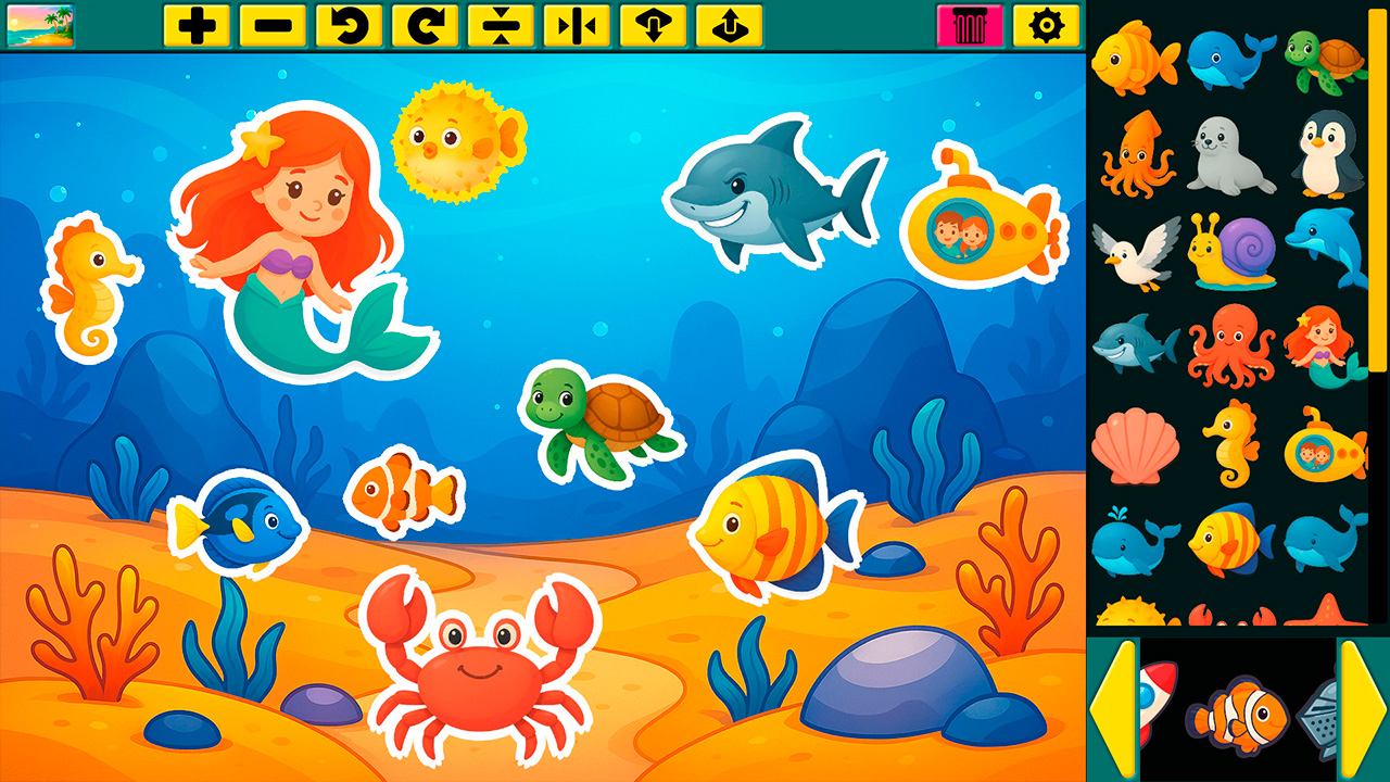 Super Sticker Studio: Creative Sticker Book Game for Kids