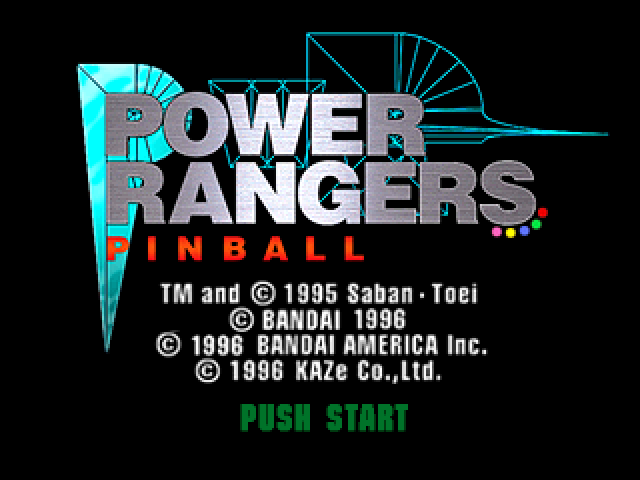 Power Rangers Zeo – Full Tilt Battle Pinball