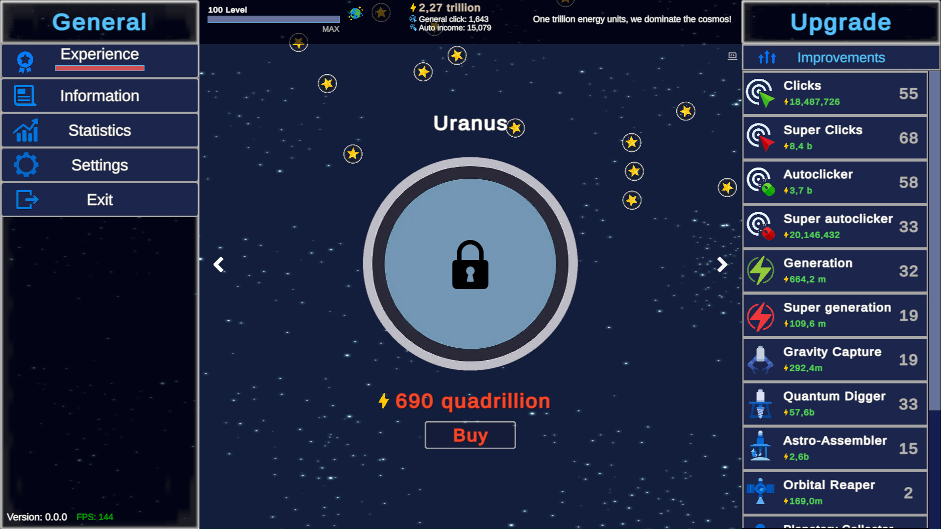 Clicker Astro Planet