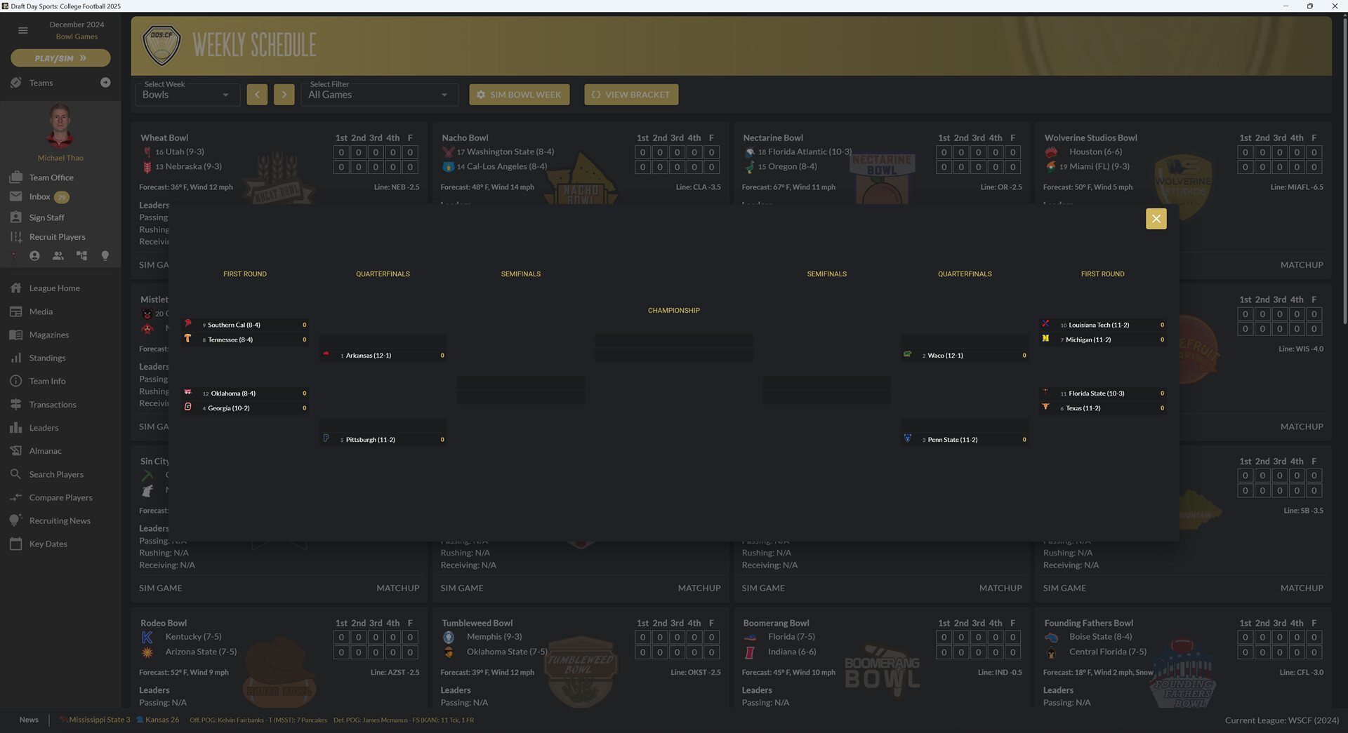 Draft Day Sports: College Football 2025