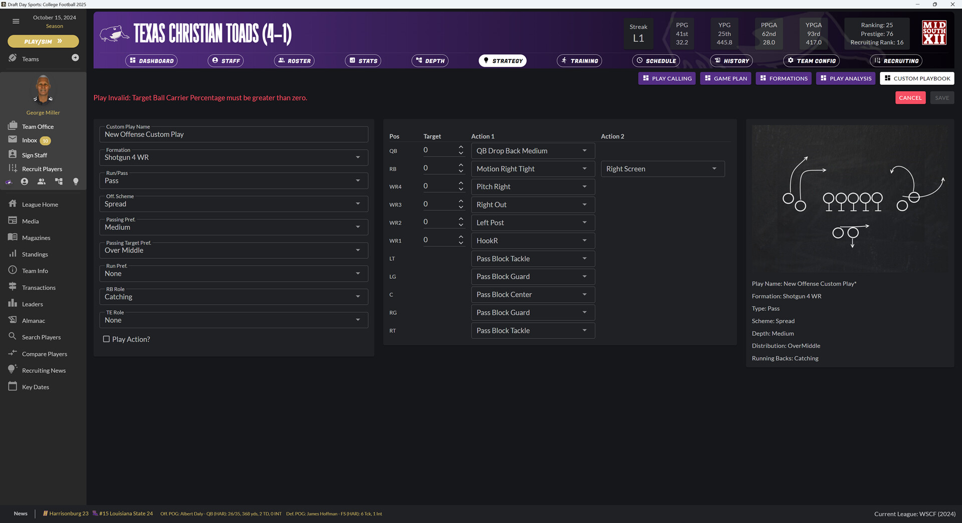 Draft Day Sports: College Football 2025