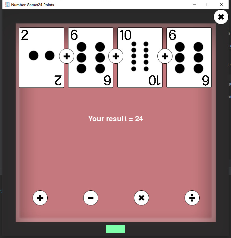 Number Game: 24 Points