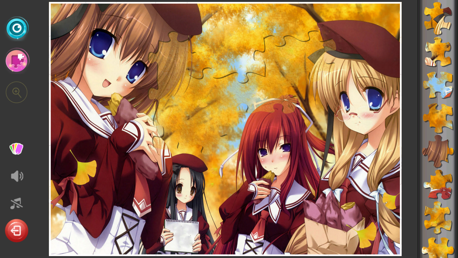 Anime Girls Jigsaw Puzzles