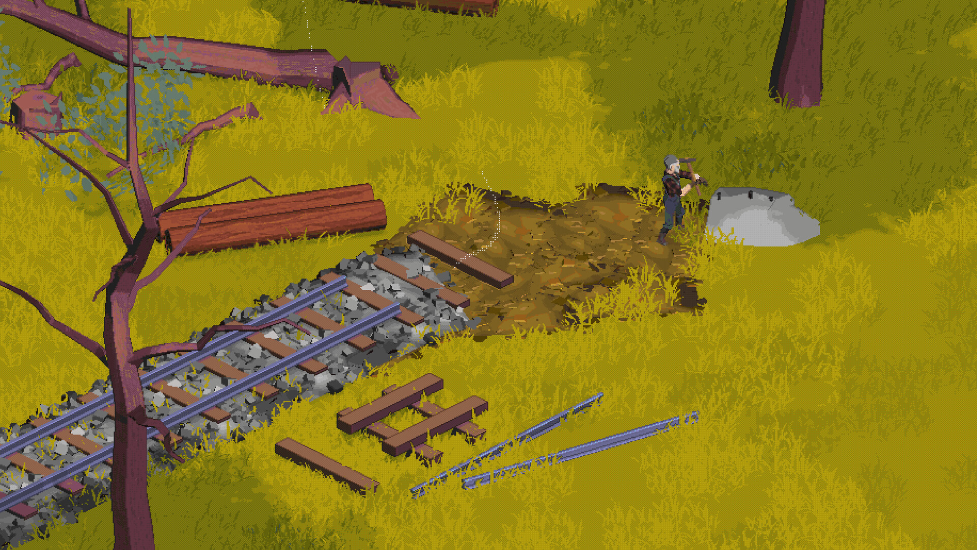 Train Goes Right