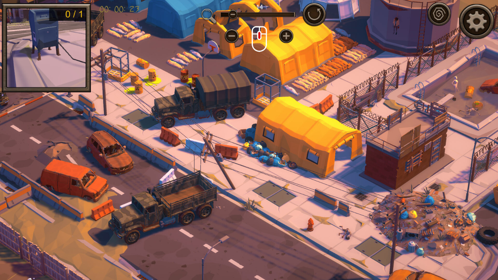 Hidden Post-Apocalyptic 3 Top-Down 3D