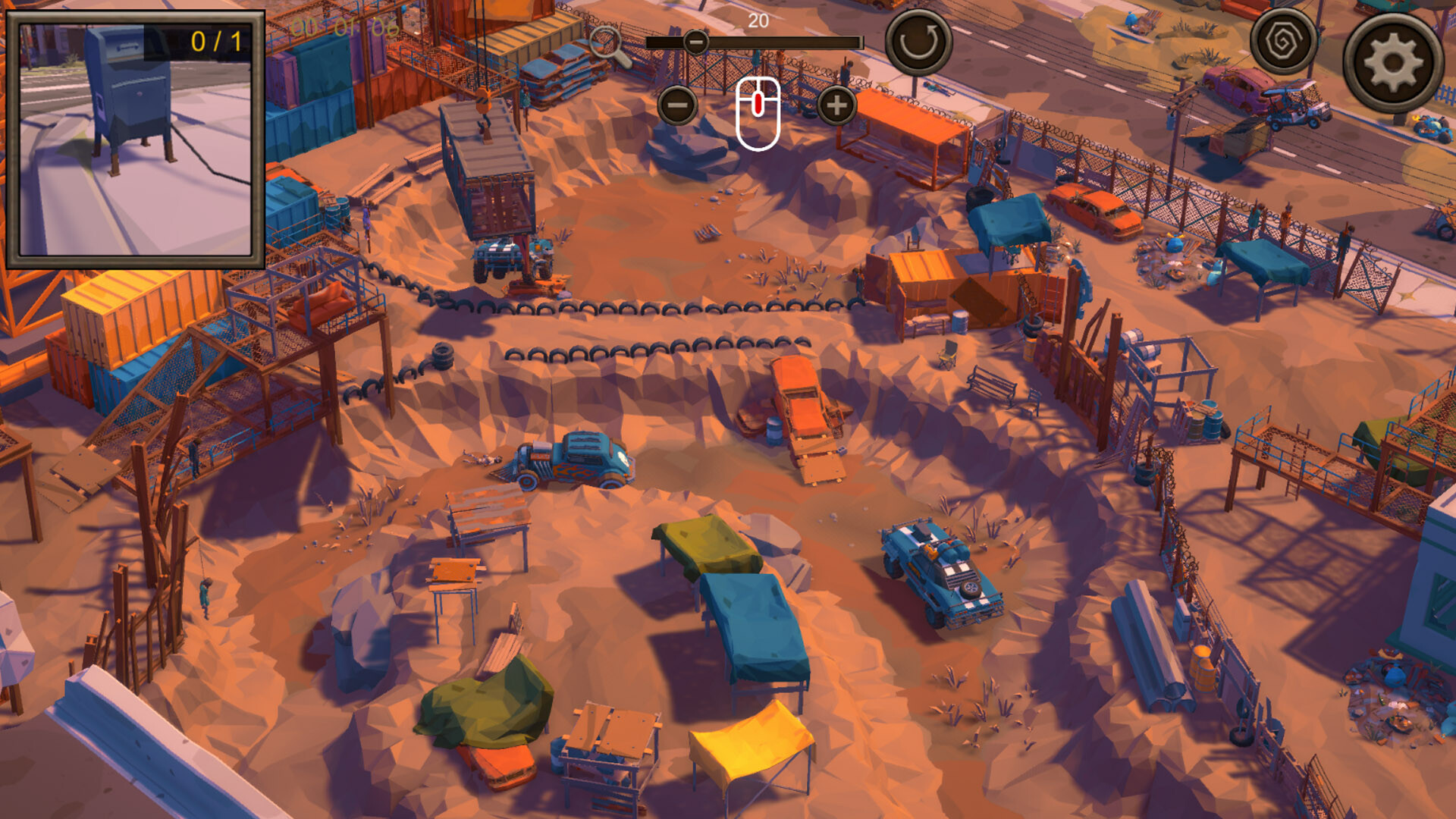 Hidden Post-Apocalyptic 3 Top-Down 3D