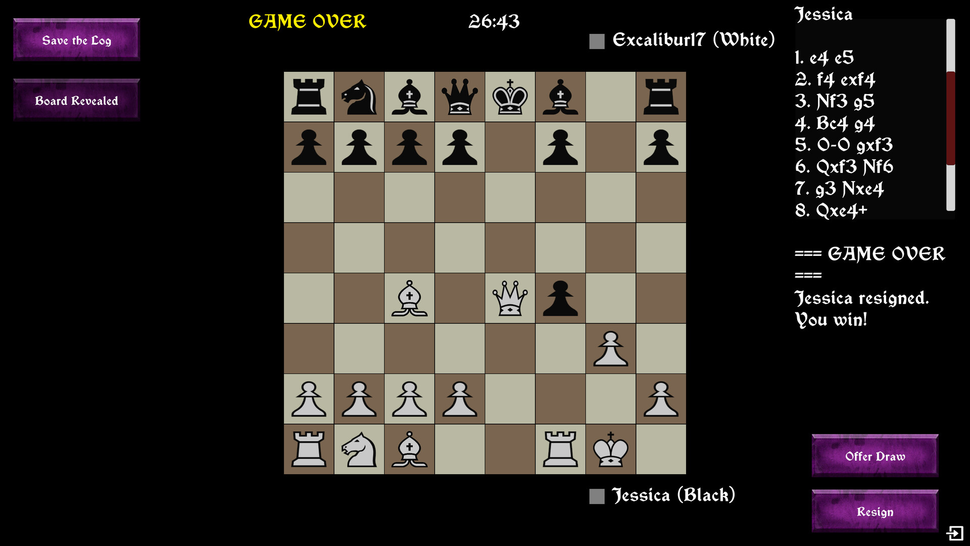 Blindfold Chess
