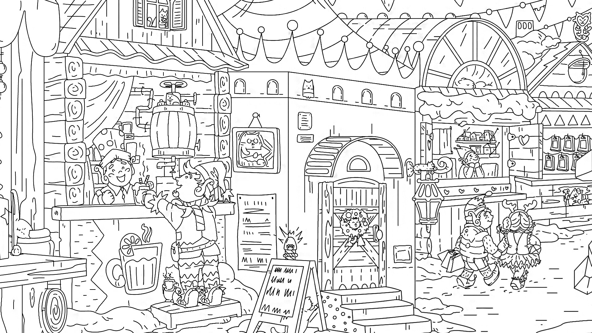 Cats Hidden in Advent Calendar