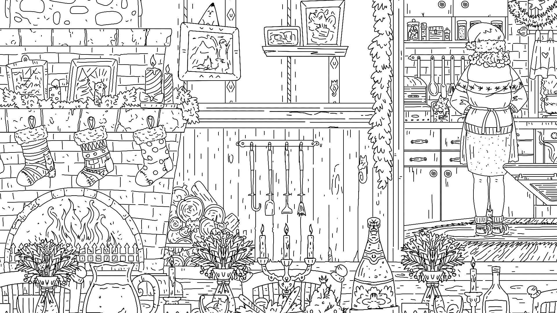 Cats Hidden in Advent Calendar