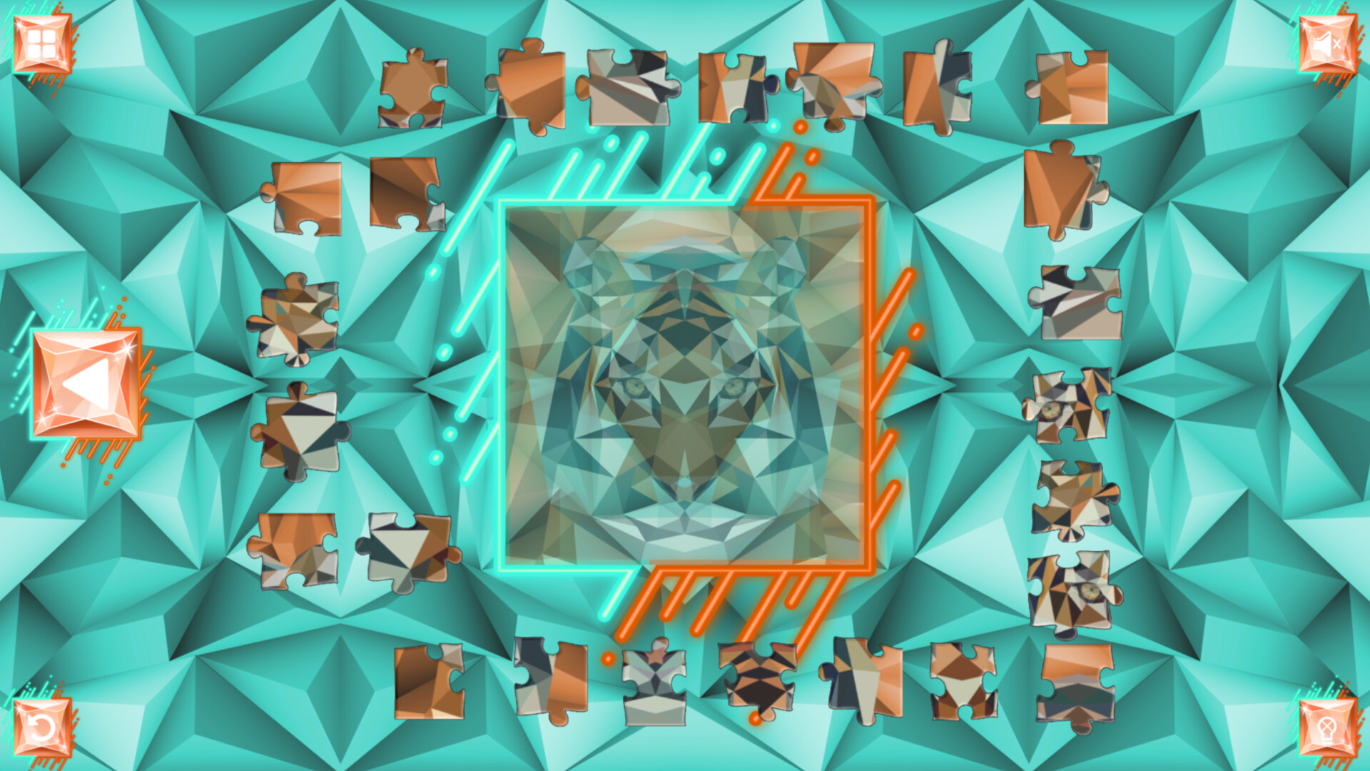 Poly Jigsaw: Predators