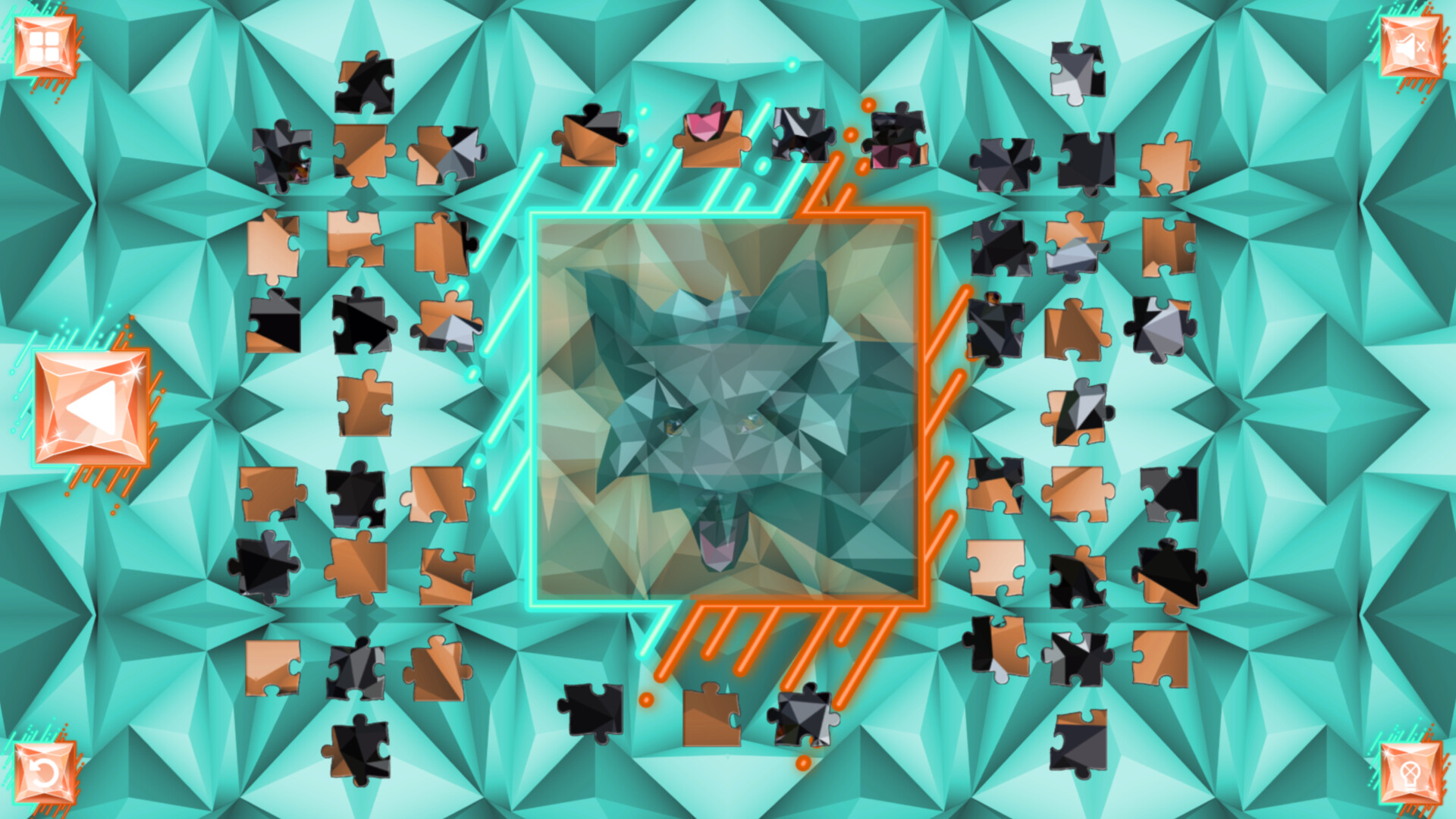 Poly Jigsaw: Predators