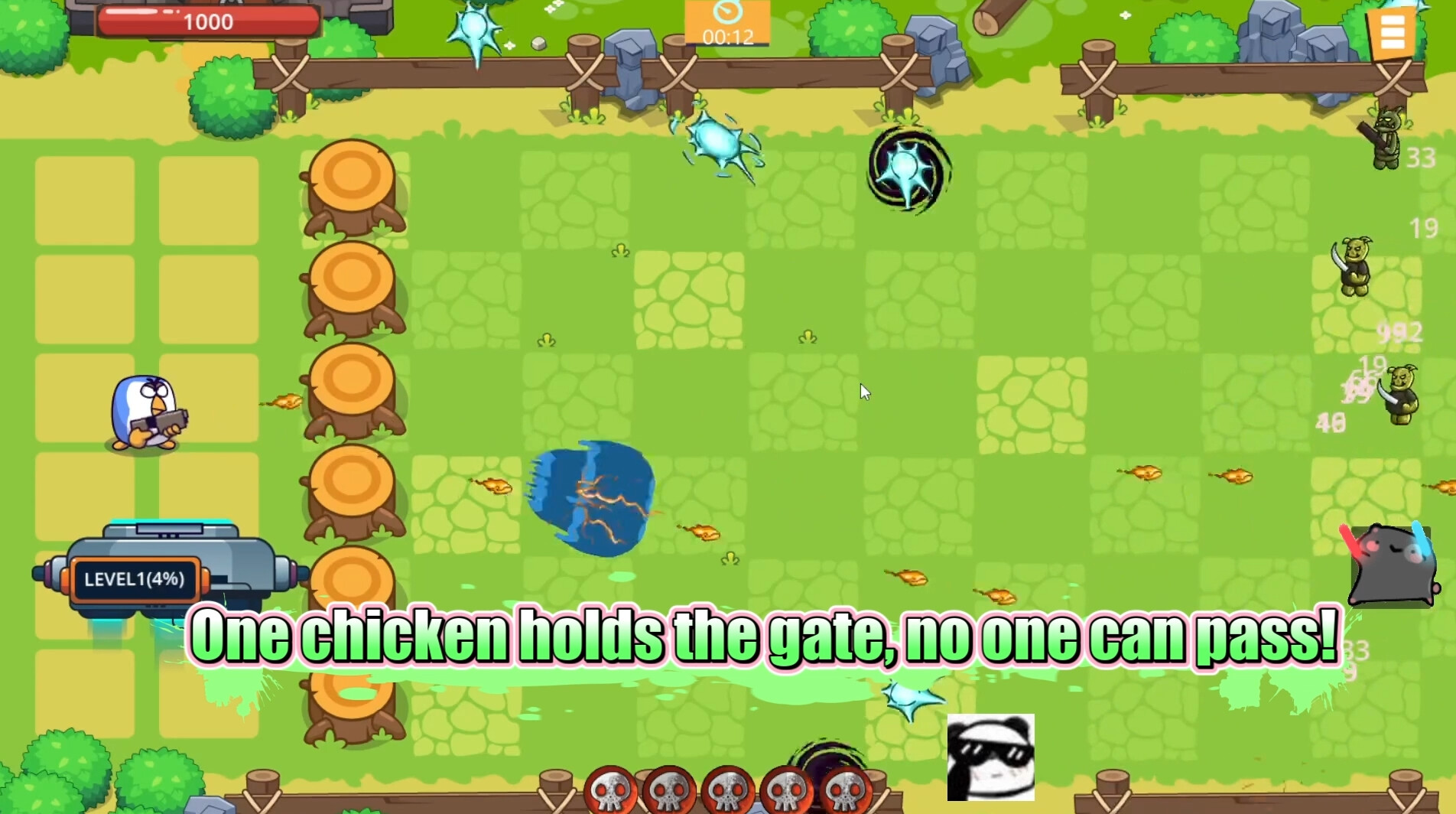 Chicken Defense War