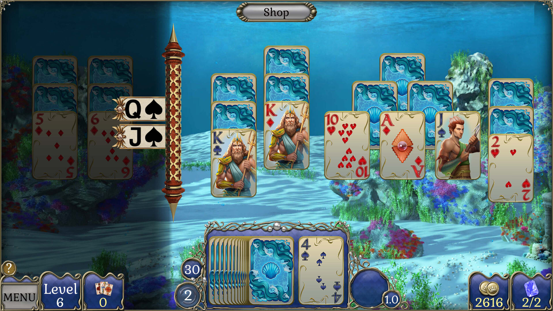 Jewel Match Atlantis Solitaire 5: Collector’s Edition