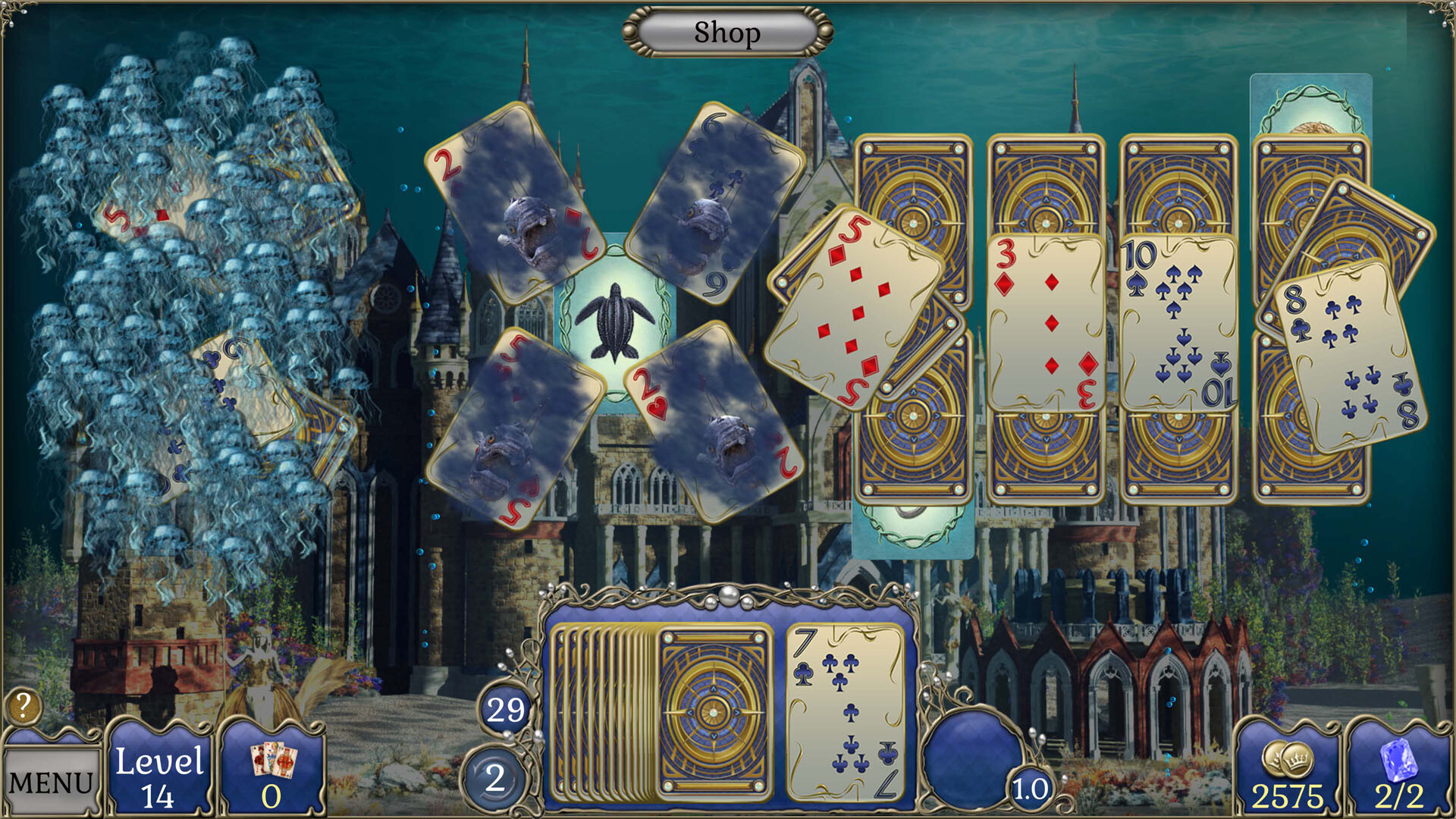 Jewel Match Atlantis Solitaire 5: Collector’s Edition