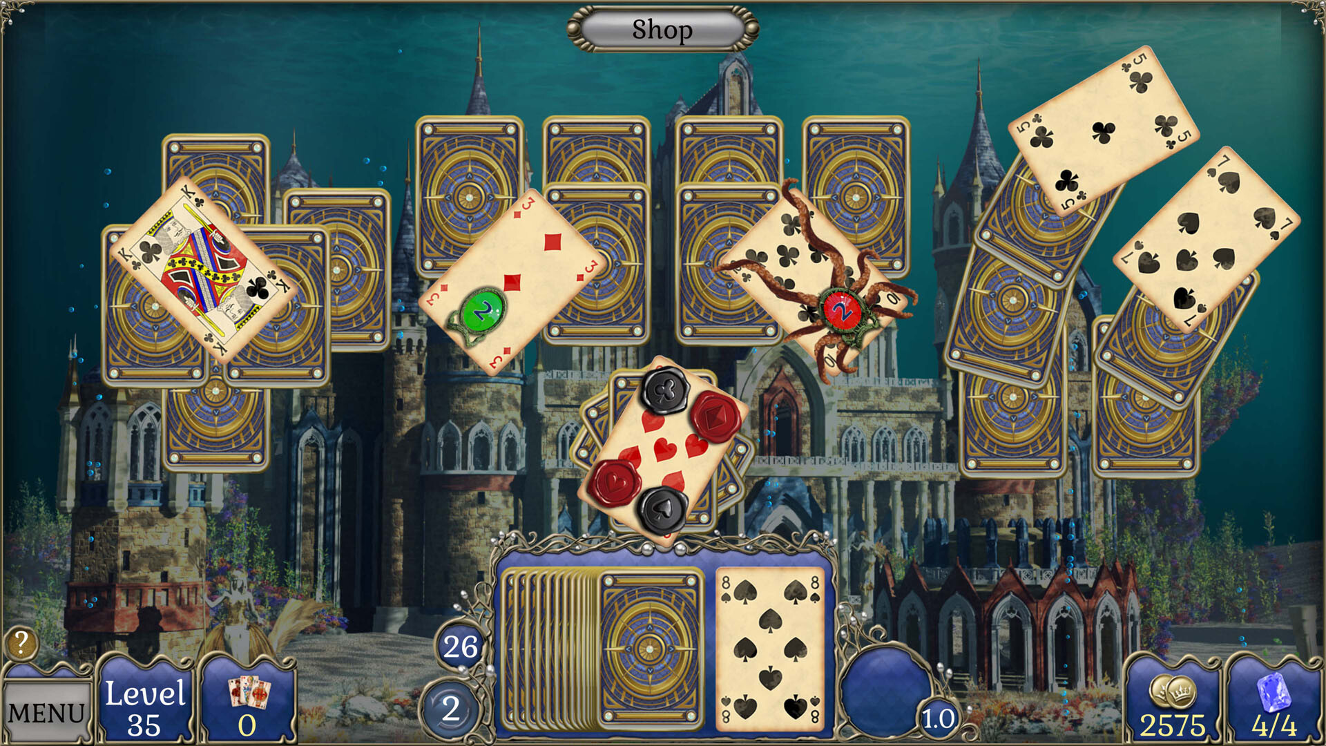 Jewel Match Atlantis Solitaire 5: Collector’s Edition