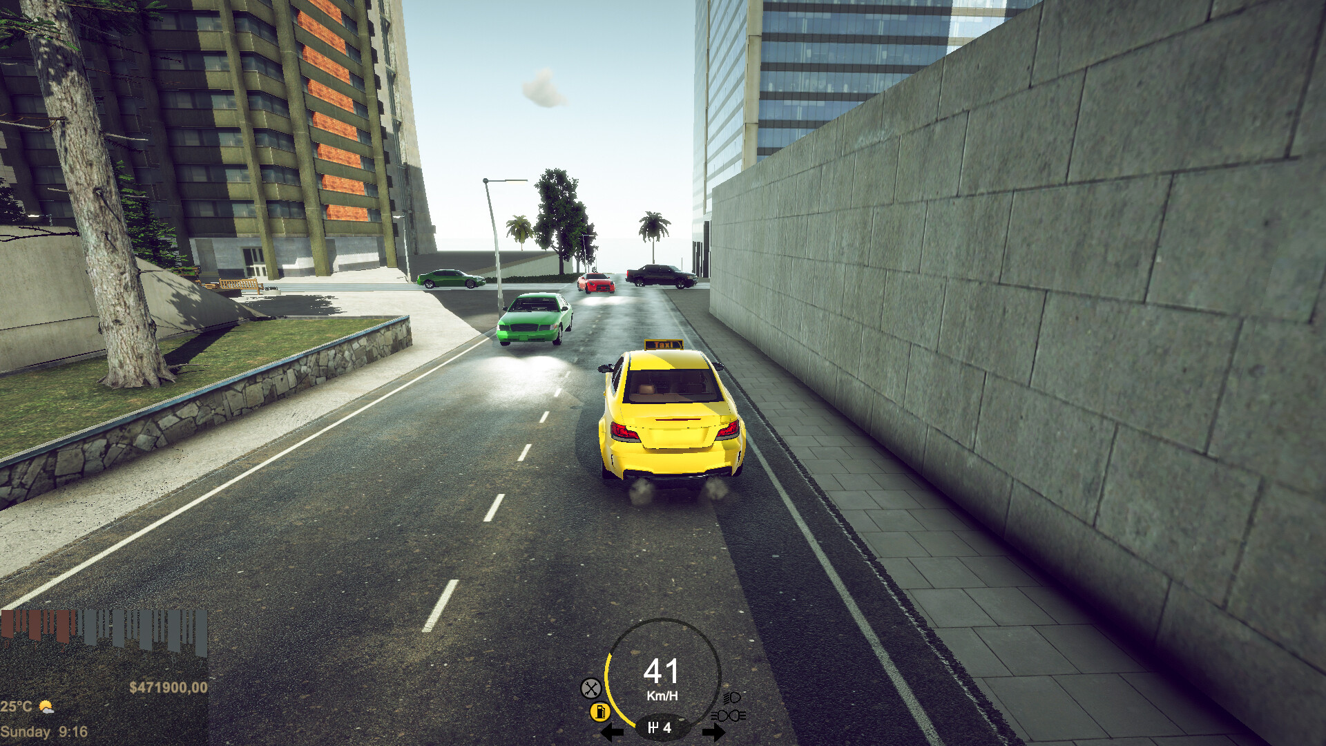 Onefold Taxi Simulator