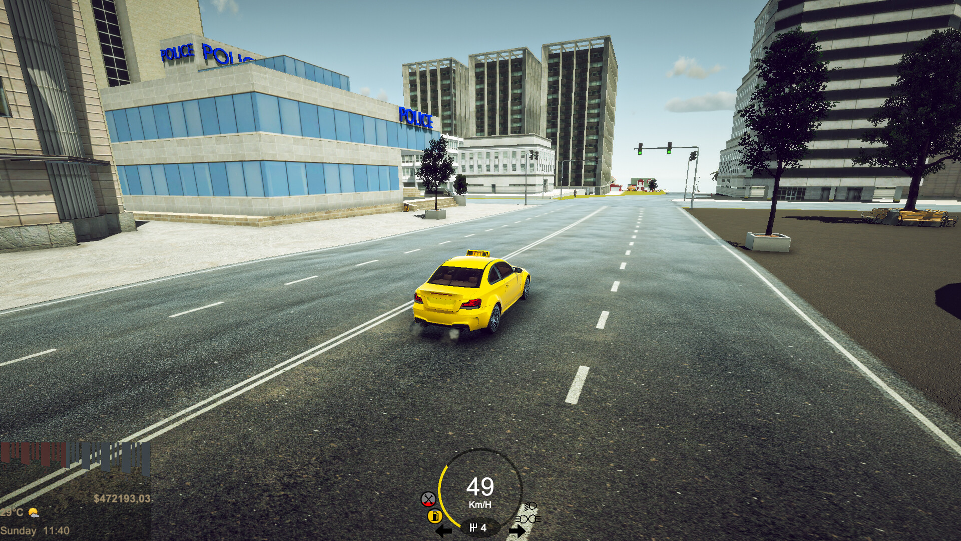 Onefold Taxi Simulator