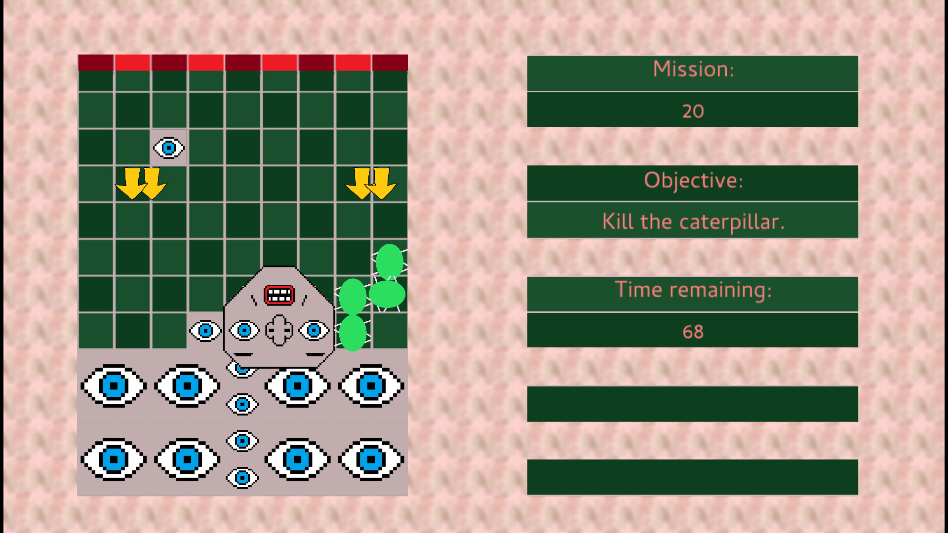 Falling Face Fragments