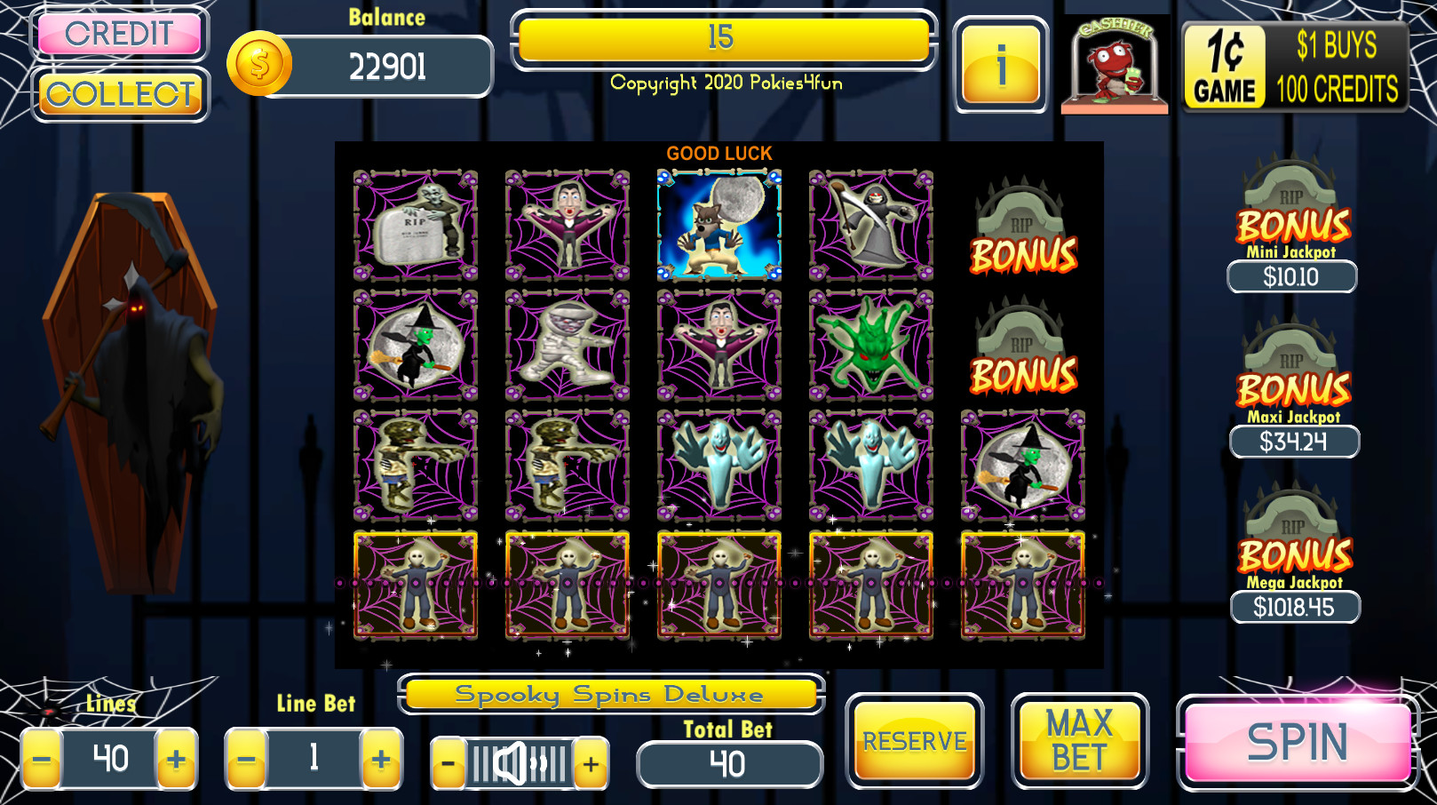 Spooky Spins Deluxe
