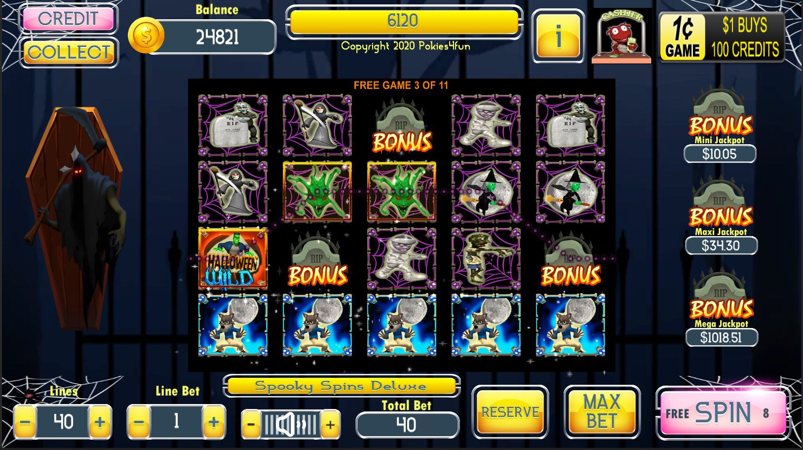 Spooky Spins Deluxe