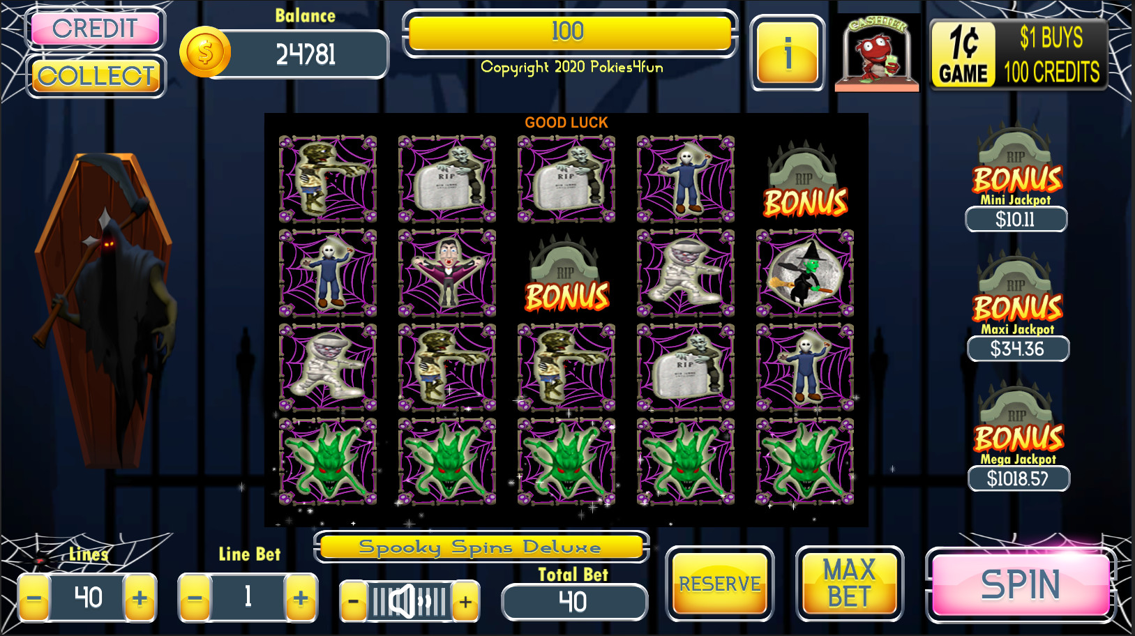 Spooky Spins Deluxe