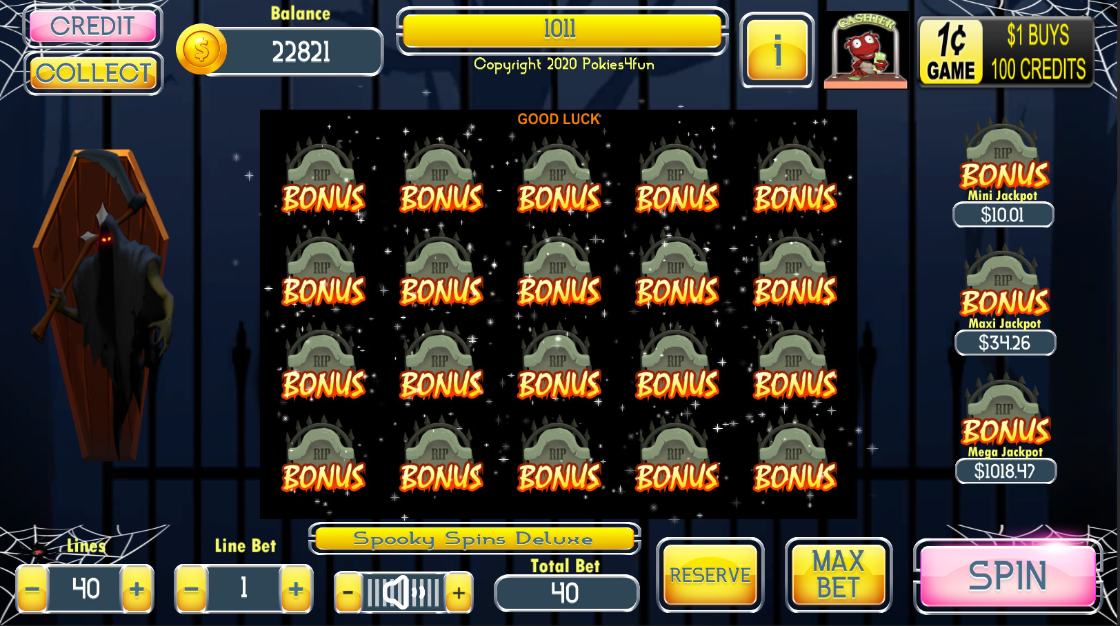 Spooky Spins Deluxe