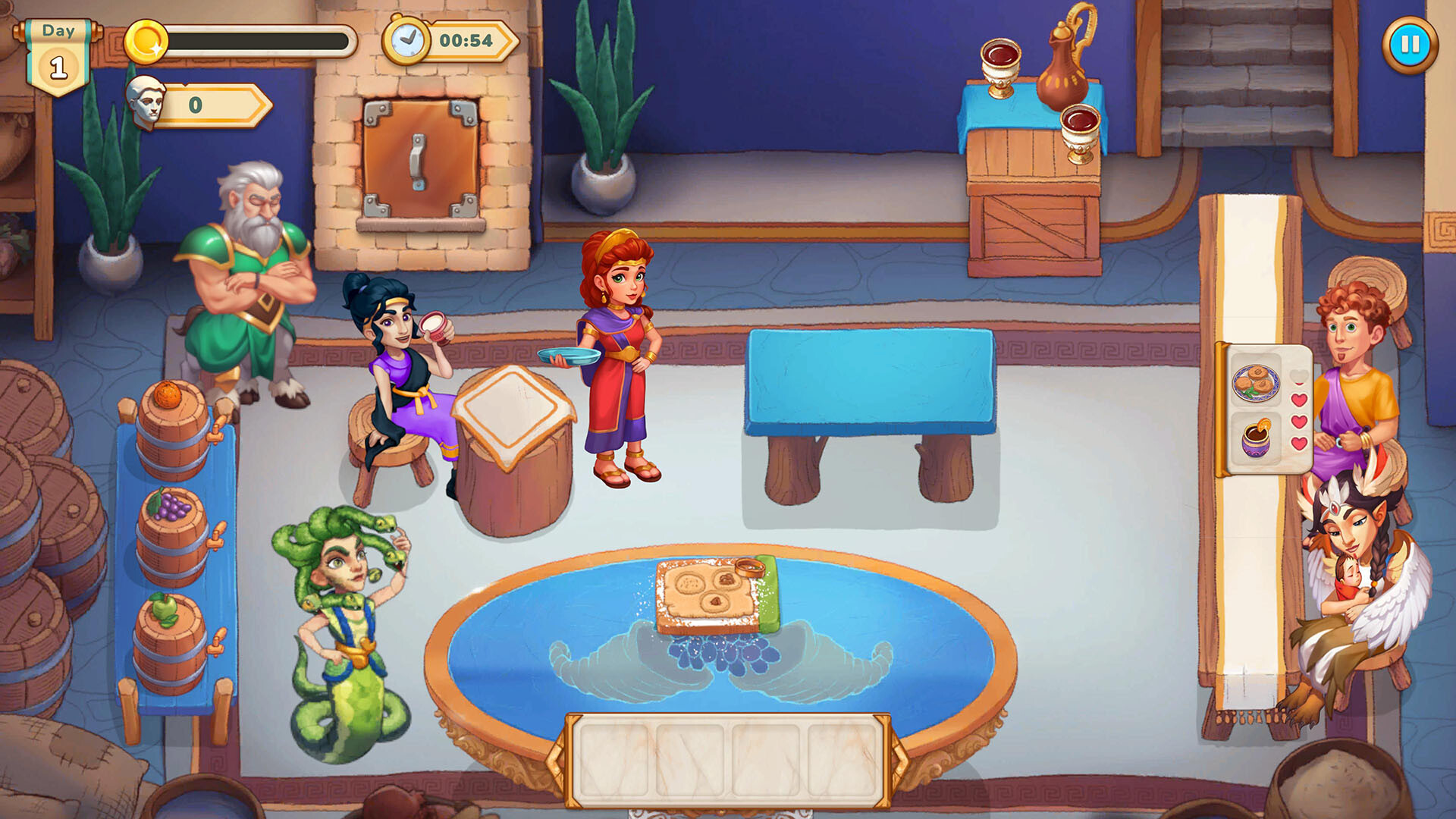 Greek Kitchen Frenzy: Dionysus