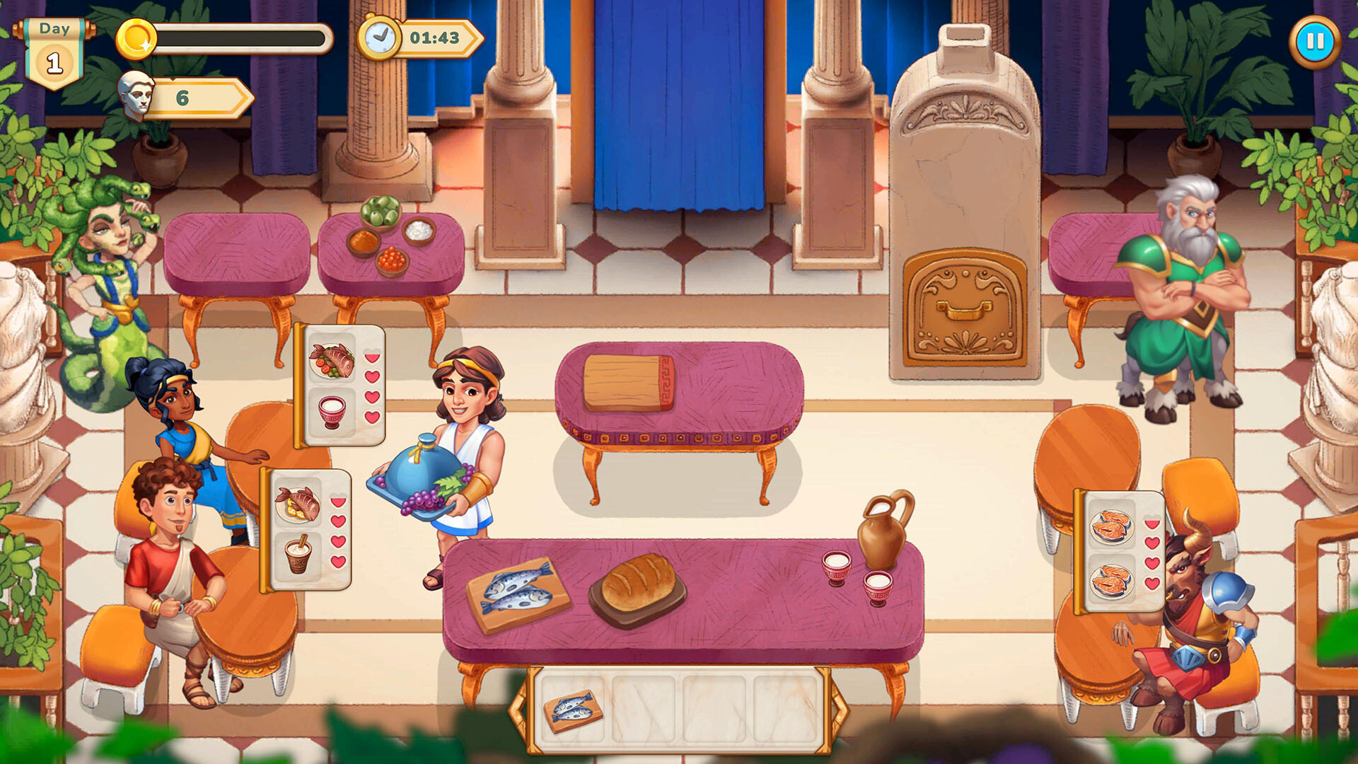 Greek Kitchen Frenzy: Dionysus