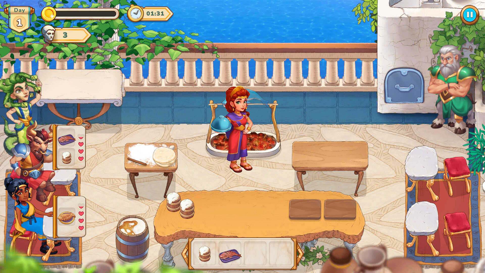 Greek Kitchen Frenzy: Dionysus