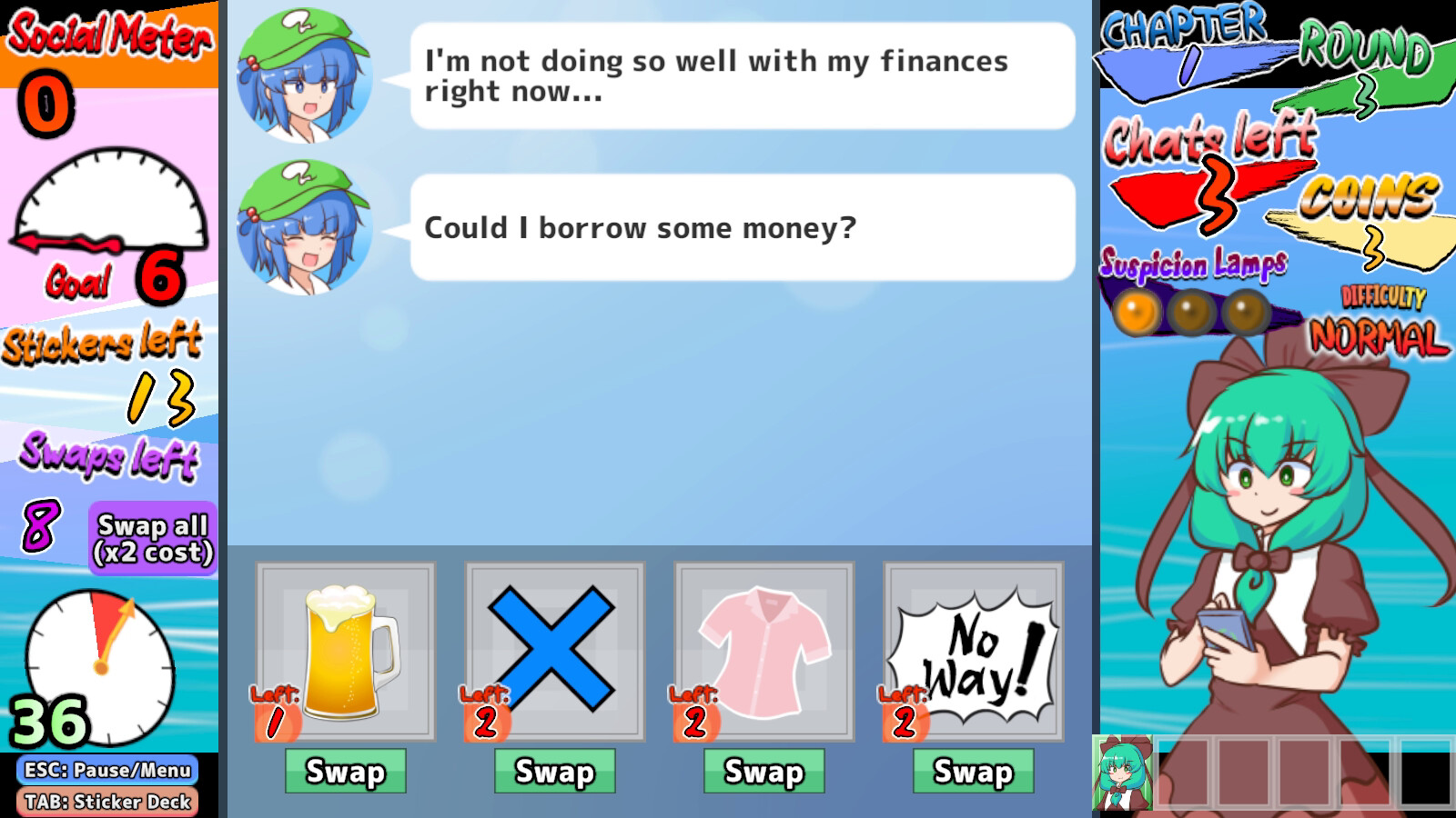 Hina-chan’s Sticker Survival