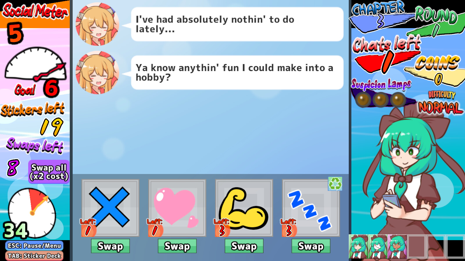 Hina-chan’s Sticker Survival