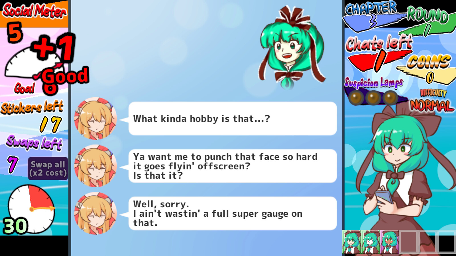 Hina-chan’s Sticker Survival