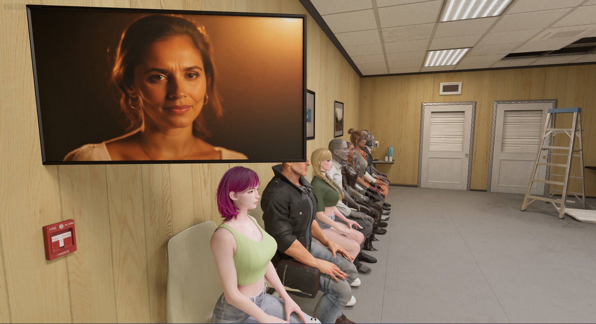 The Waiting Room: An Existential Simulation