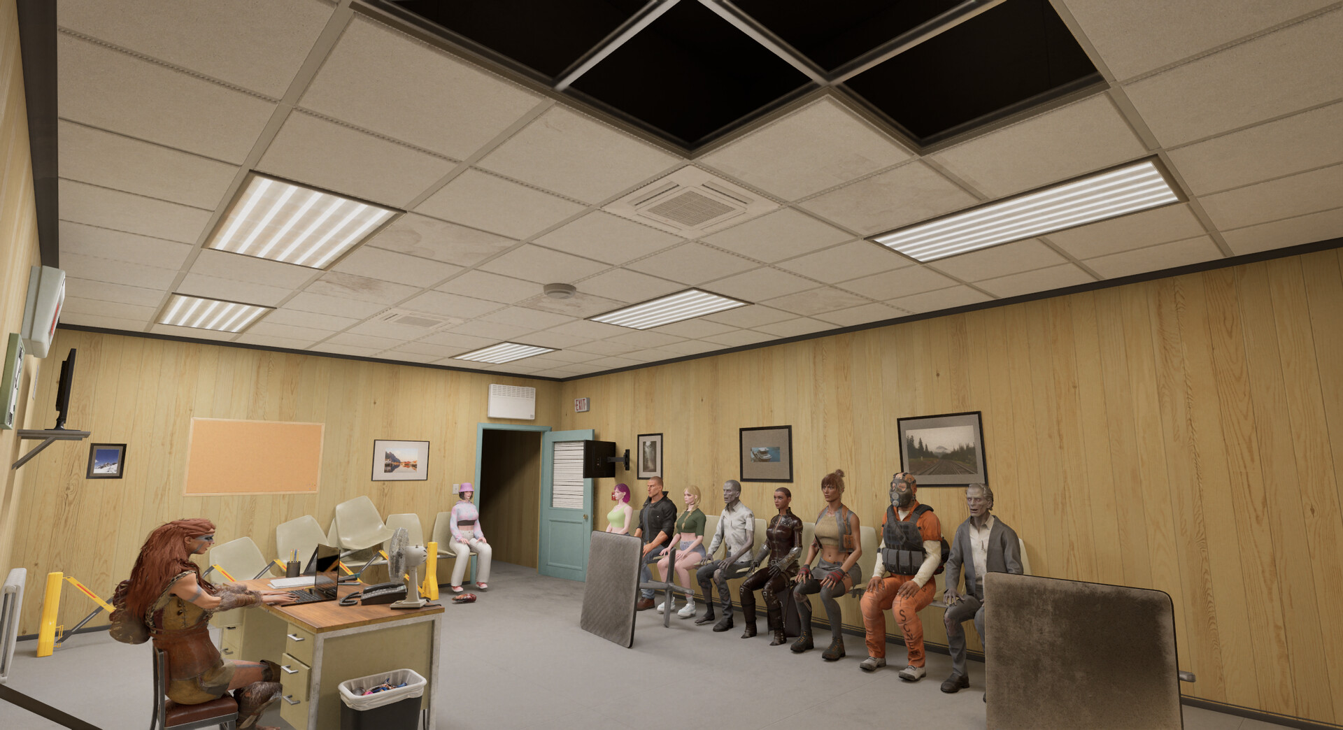 The Waiting Room: An Existential Simulation