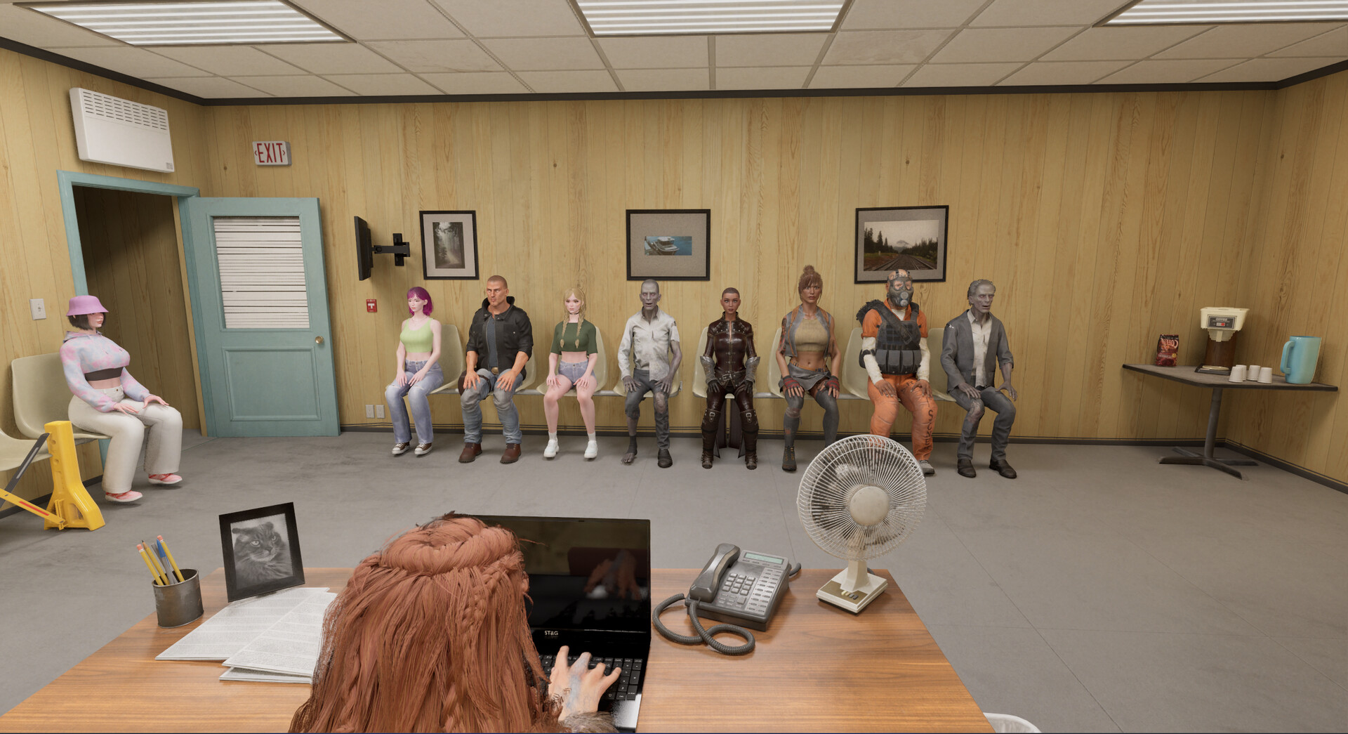 The Waiting Room: An Existential Simulation