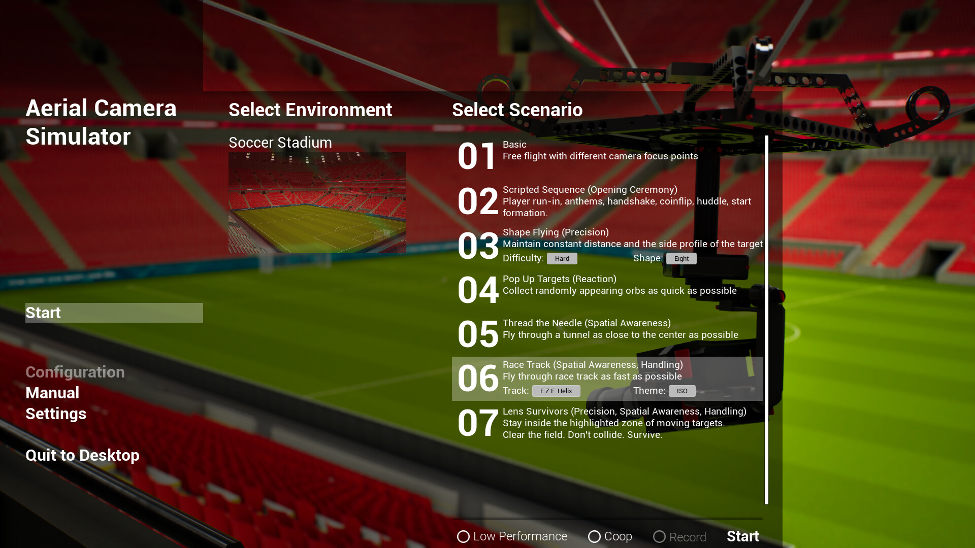 Aerial Camera Simulator