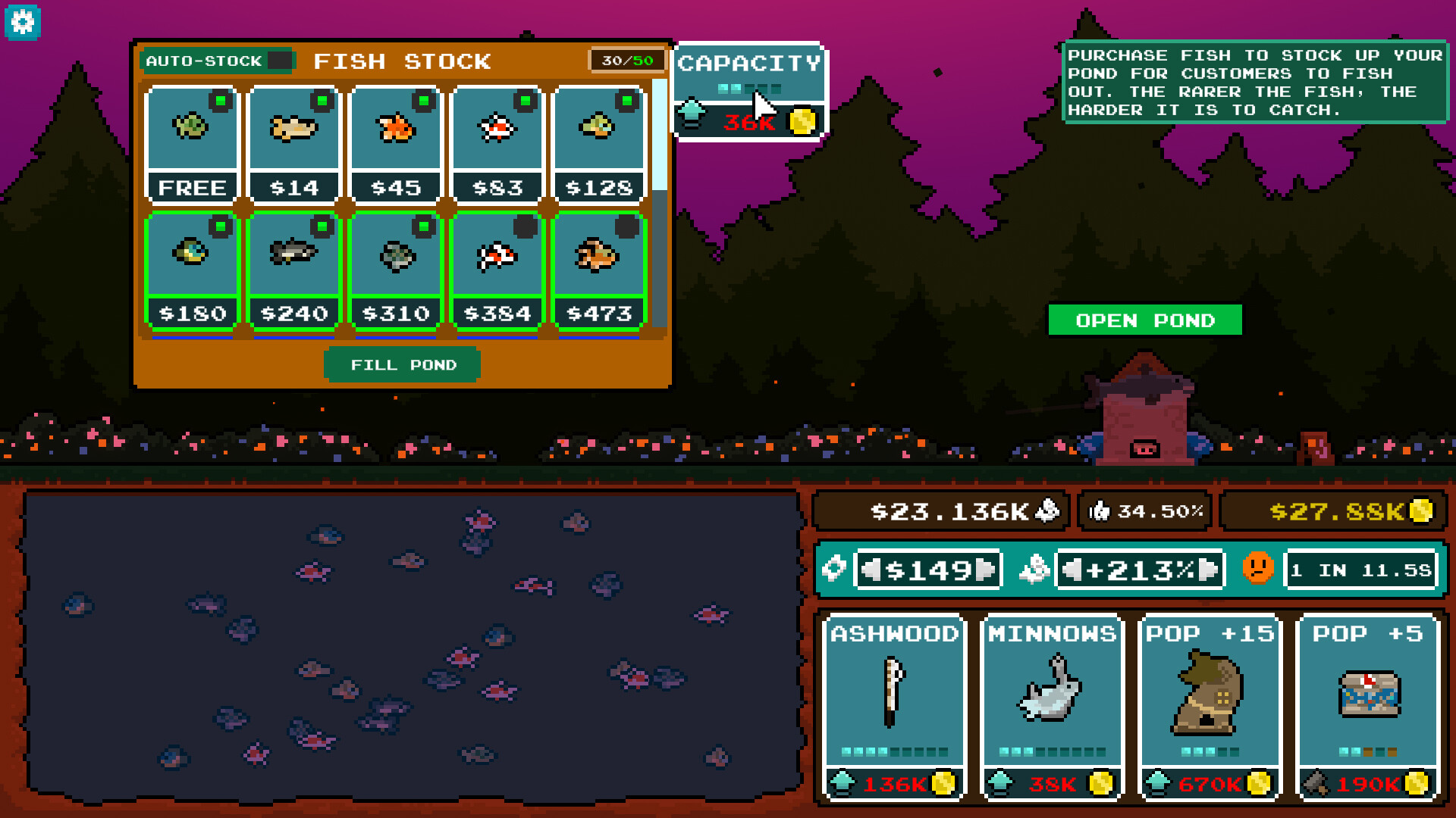 Pocket Idler: Fishing Pond