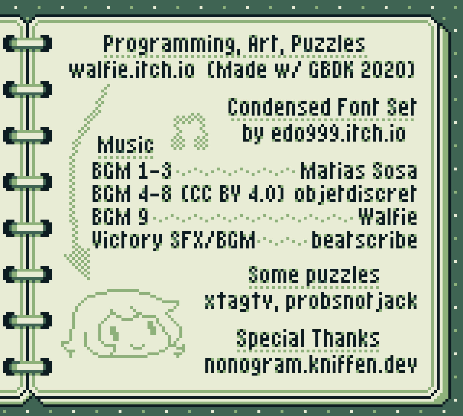 Walfie’s Nonograms