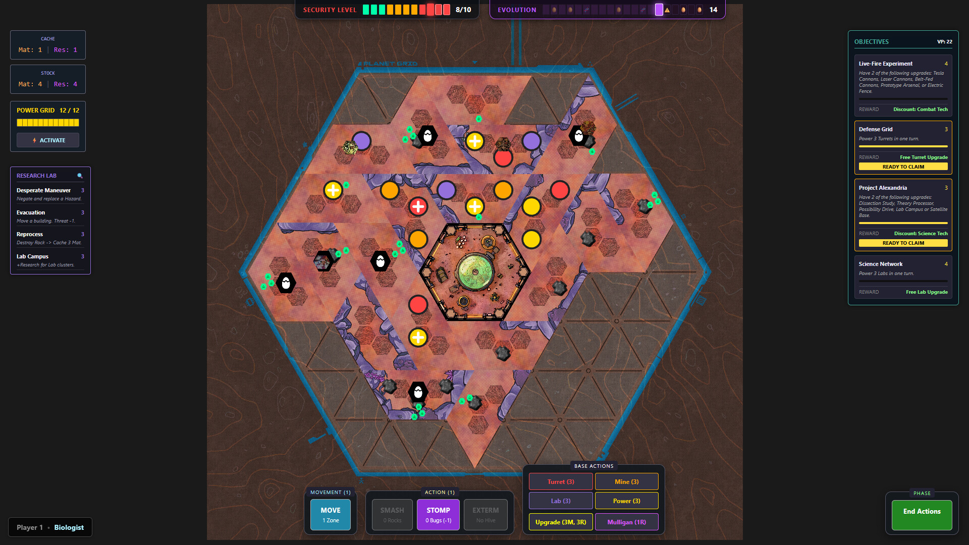 HexSwarm: Hostile Worlds