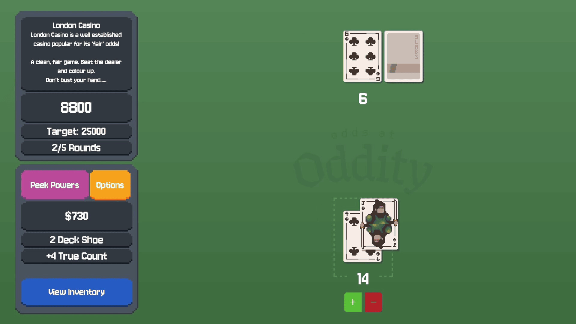 Odds at Oddity