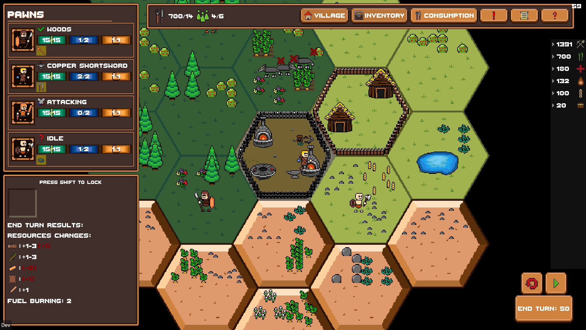 Pawns Survival